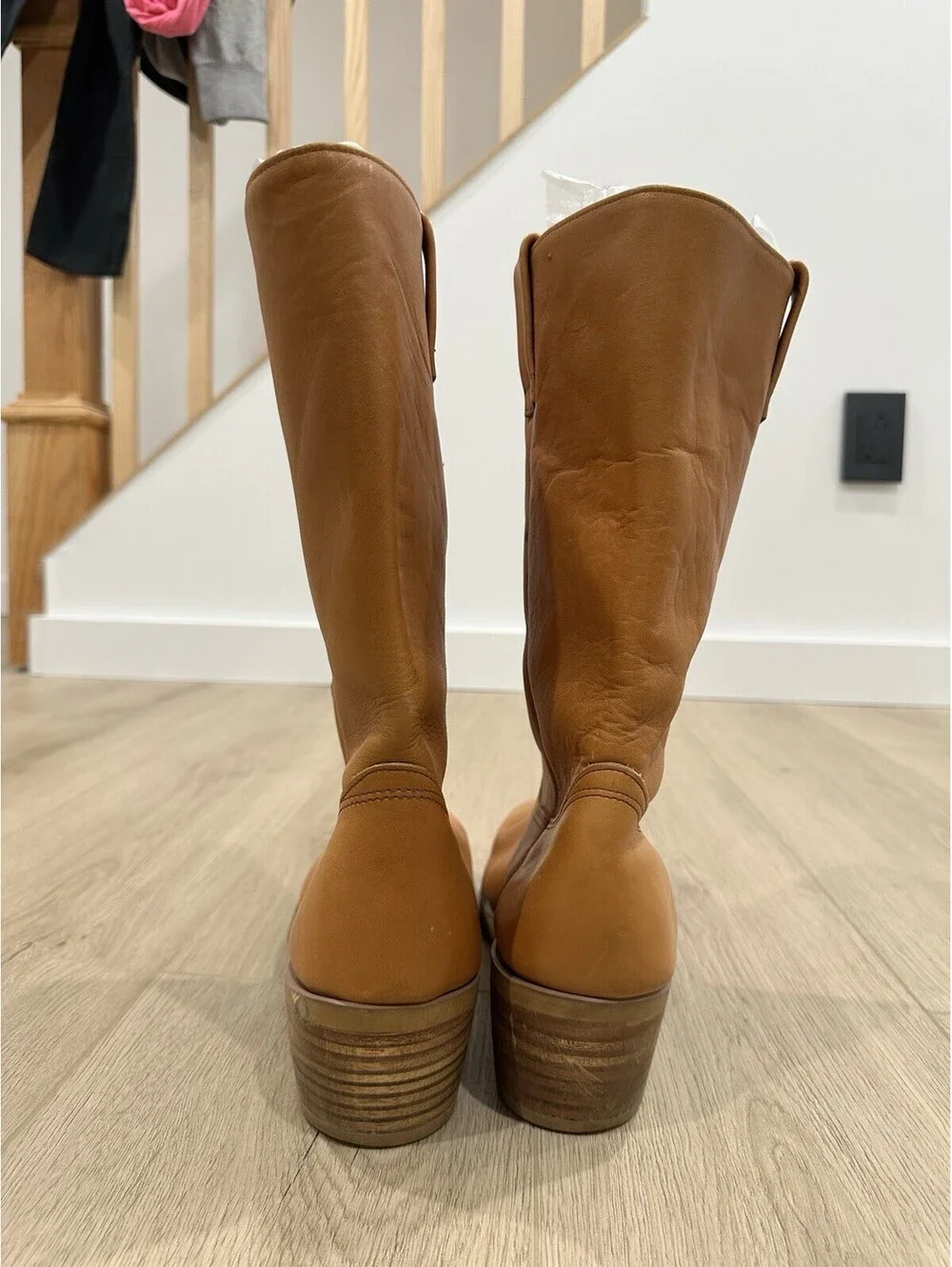 Vintage Campus Boots Men’s Size 10.5 Made in Korea Brown Tan Leather